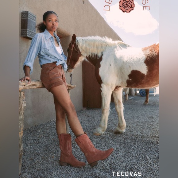 Tecovas Shoes - Tecovas Josie Desert Rose